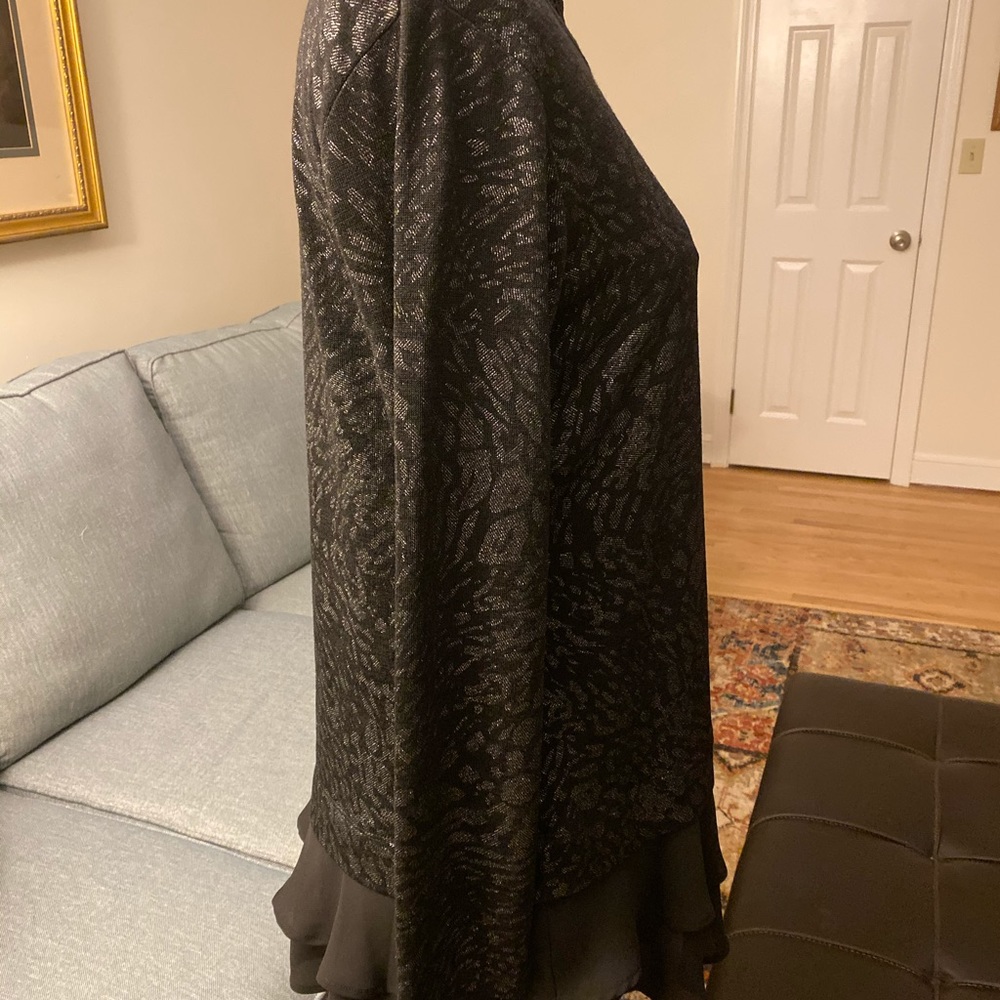 Style & Co. - NWOT, Size M, Dressy Black Tunic - Picture 2 of 6